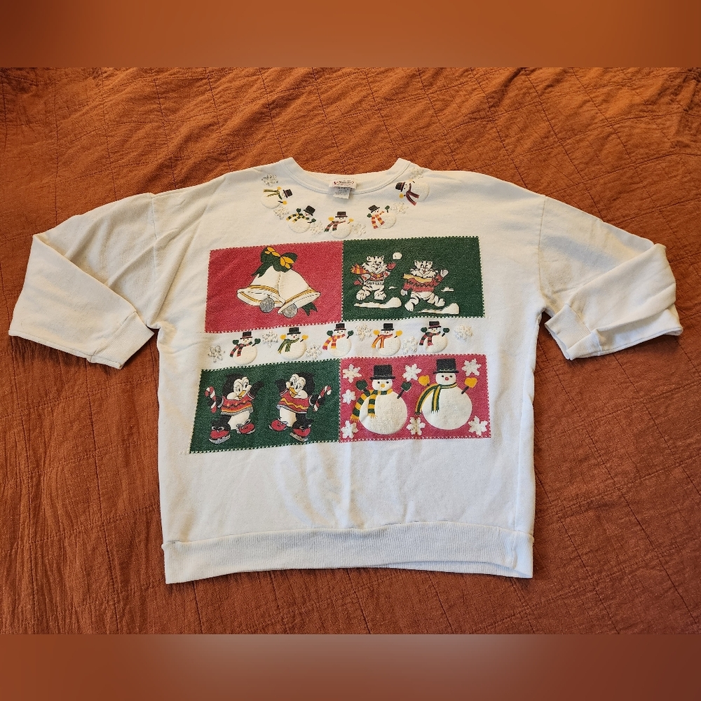 Vintage Christmas Sweatshirt by Variety